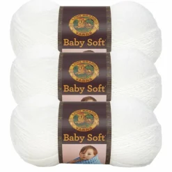 3 Pack Lion Brand® Baby Soft® Variegates Yarn