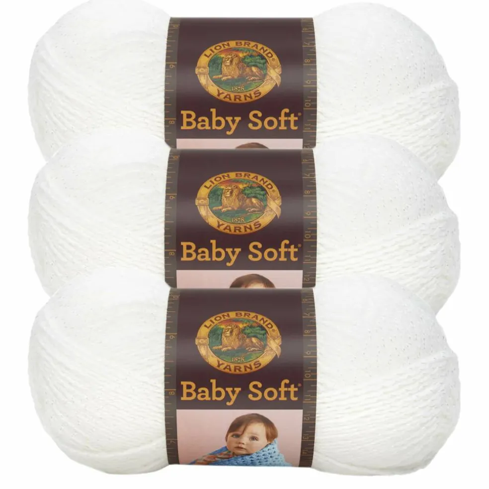 3 Pack Lion Brand® Baby Soft® Variegates Yarn