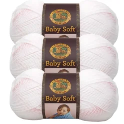3 Pack Lion Brand® Baby Soft® Variegates Yarn