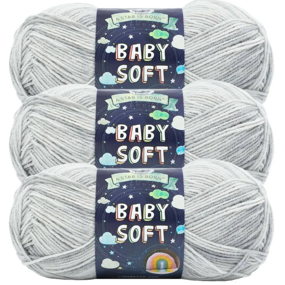 3 Pack Lion Brand® Baby Soft® Variegates Yarn