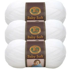 3 Pack Lion Brand® Baby Soft® Yarn