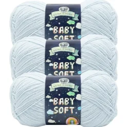 3 Pack Lion Brand® Baby Soft® Yarn