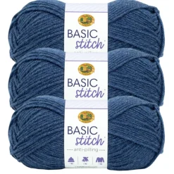 3 Pack Lion Brand® Basic Stitch Anti Pilling™ Yarn