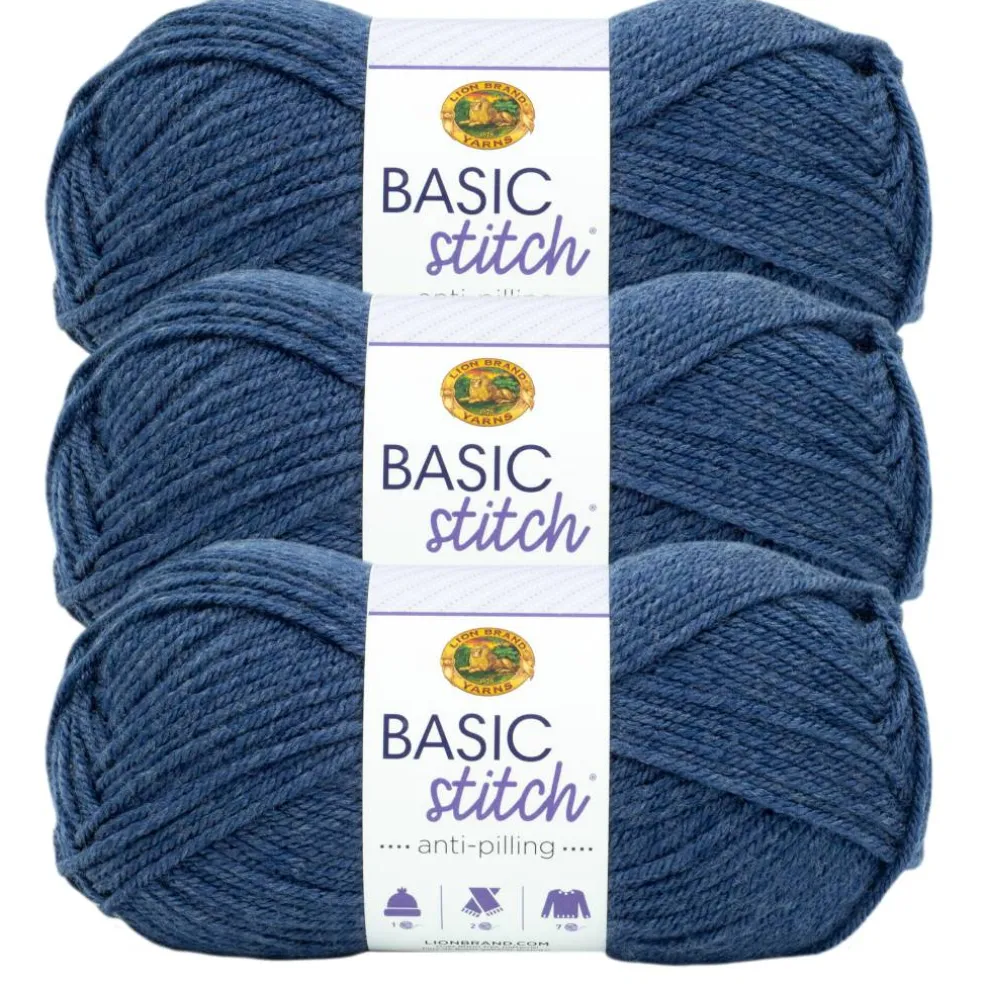 3 Pack Lion Brand® Basic Stitch Anti Pilling™ Yarn