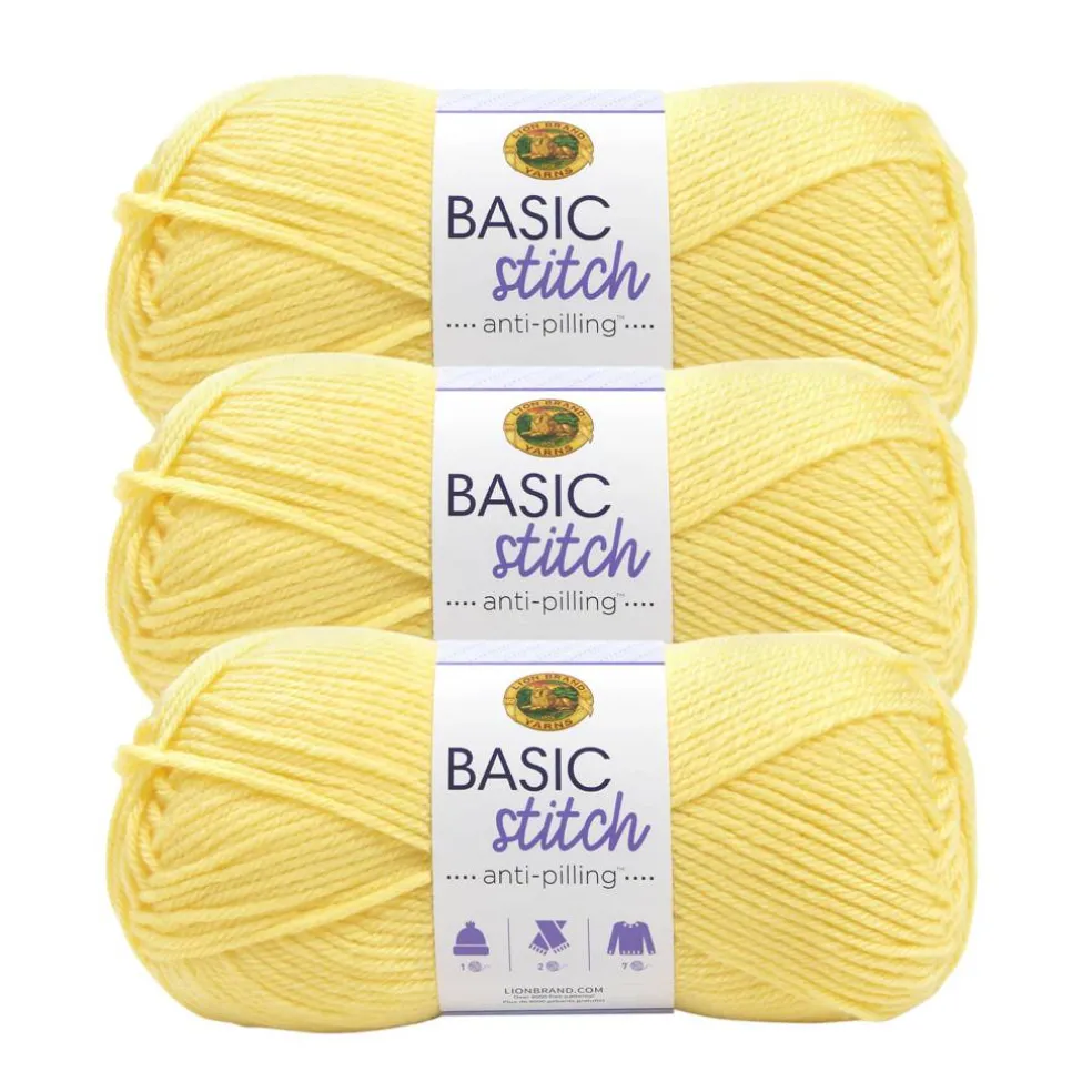 3 Pack Lion Brand® Basic Stitch Anti Pilling™ Yarn