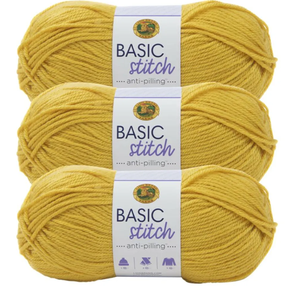 3 Pack Lion Brand® Basic Stitch Anti Pilling™ Yarn