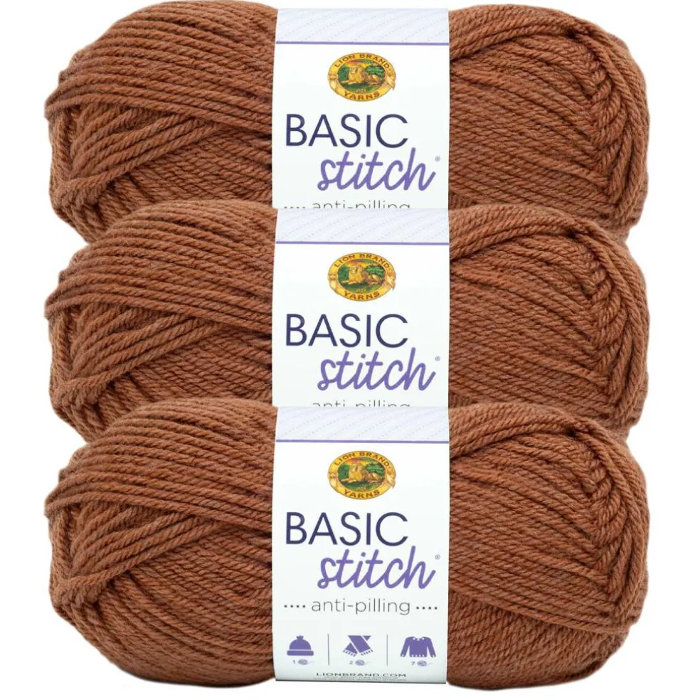 3 Pack Lion Brand® Basic Stitch Anti Pilling™ Yarn