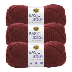 3 Pack Lion Brand® Basic Stitch Anti Pilling™ Yarn