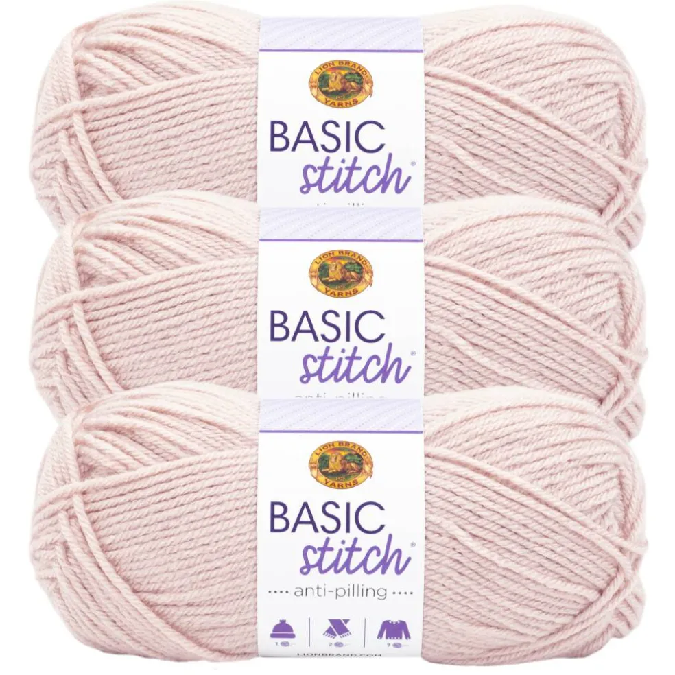3 Pack Lion Brand® Basic Stitch Anti Pilling™ Yarn