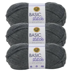 3 Pack Lion Brand® Basic Stitch Anti Pilling™ Yarn