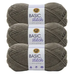 3 Pack Lion Brand® Basic Stitch Anti Pilling™ Yarn