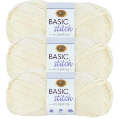3 Pack Lion Brand® Basic Stitch Anti Pilling™ Yarn