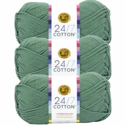 3 Pack Lion Brand® 24/7 Cotton® Yarn