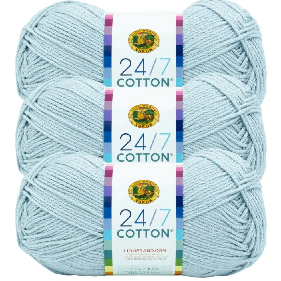 3 Pack Lion Brand® 24/7 Cotton® Yarn