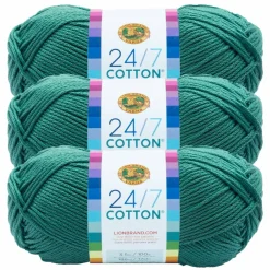 3 Pack Lion Brand® 24/7 Cotton® Yarn