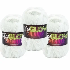 3 Pack Lion Brand® DIY Glow Chenille Yarn
