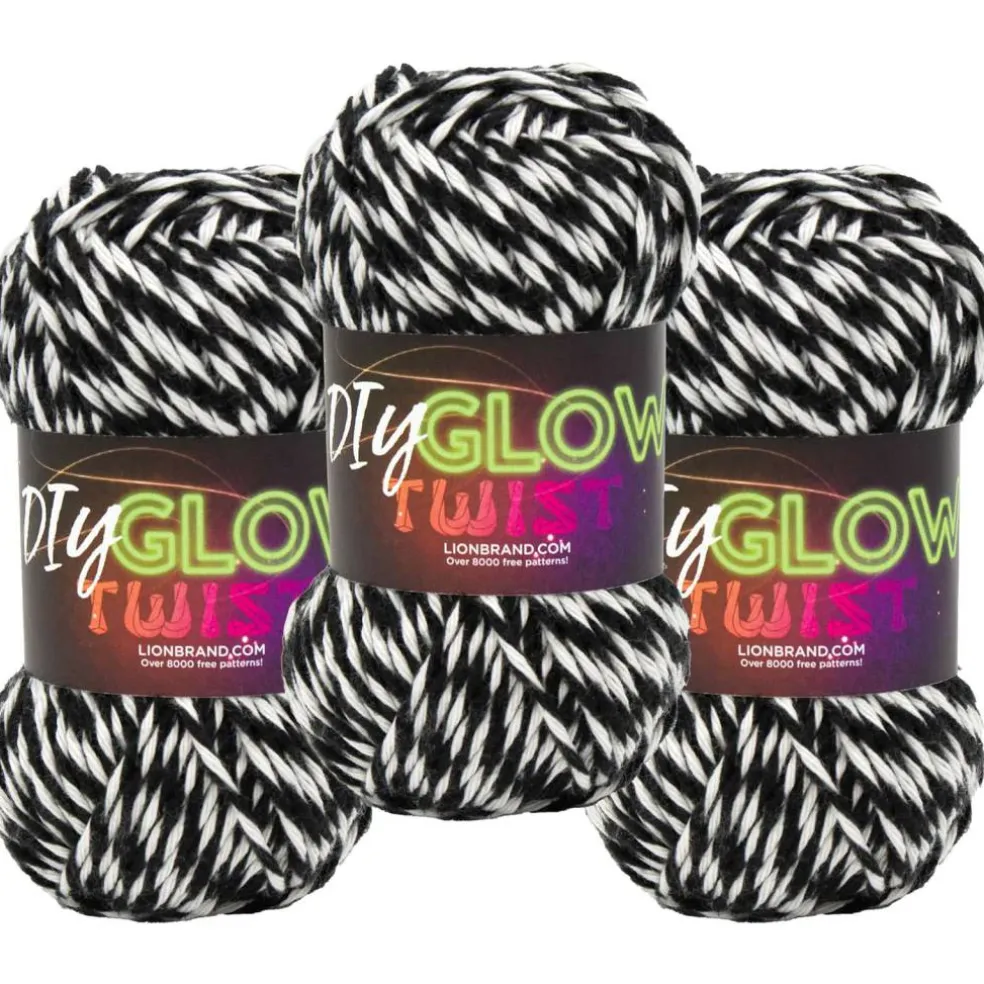 3 Pack Lion Brand® DIY Glow Twist™ Yarn
