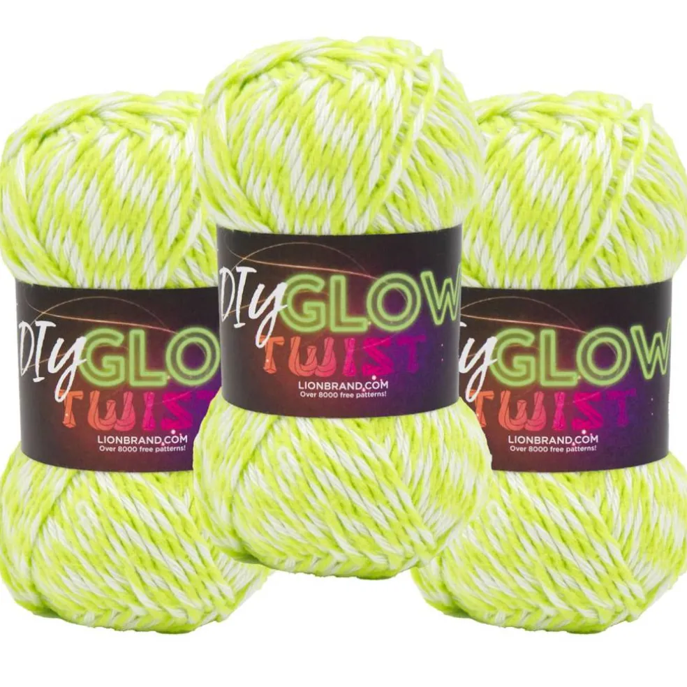 3 Pack Lion Brand® DIY Glow Twist™ Yarn