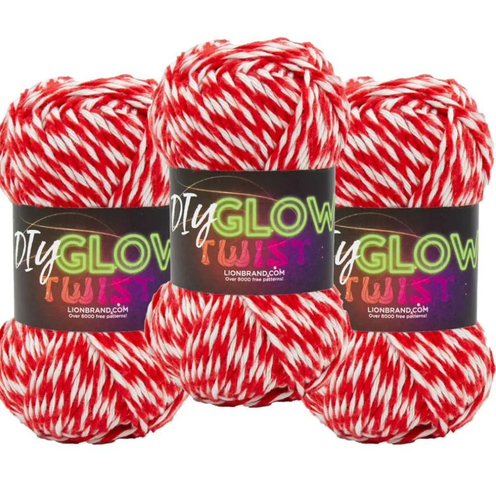 3 Pack Lion Brand® DIY Glow Twist™ Yarn