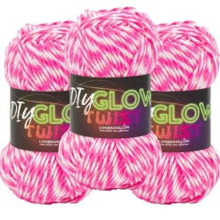 3 Pack Lion Brand® DIY Glow Twist™ Yarn