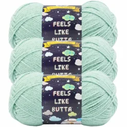 3 Pack Lion Brand® Feels Like Butta® Solid Yarn