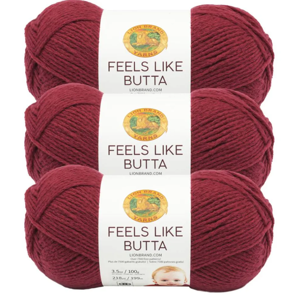 3 Pack Lion Brand® Feels Like Butta® Solid Yarn
