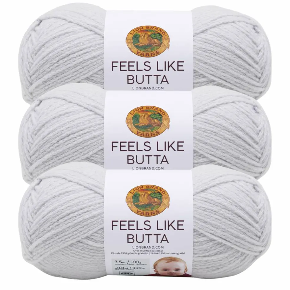 3 Pack Lion Brand® Feels Like Butta® Solid Yarn