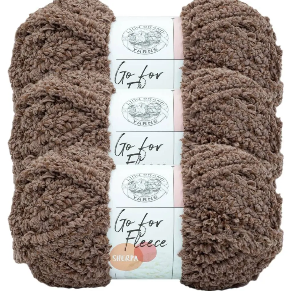 3 Pack Lion Brand® Go For Fleece Sherpa Yarn