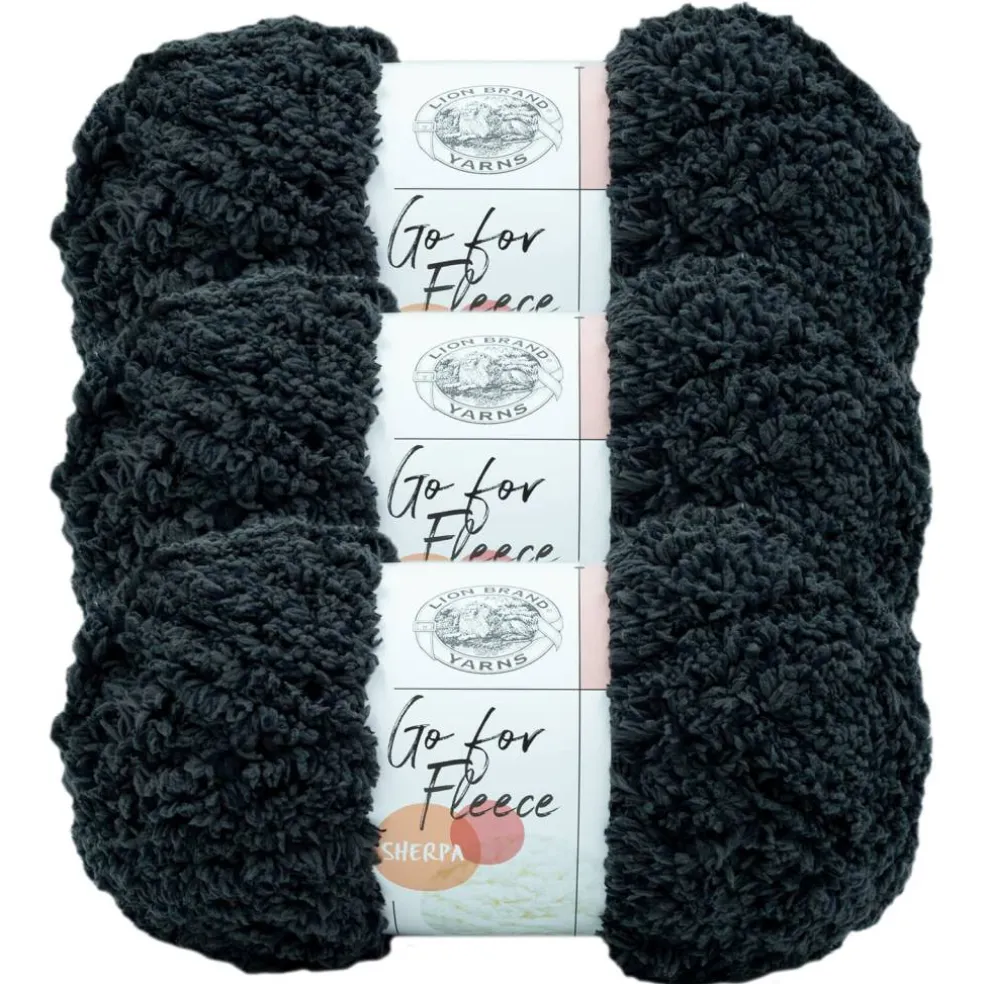 3 Pack Lion Brand® Go For Fleece Sherpa Yarn