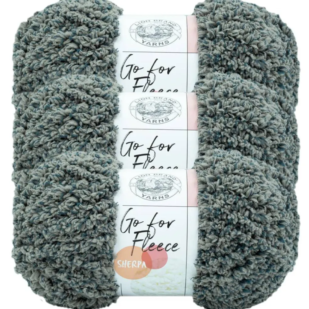 3 Pack Lion Brand® Go For Fleece Sherpa Yarn