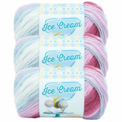 3 Pack Lion Brand® Ice Cream® Yarn