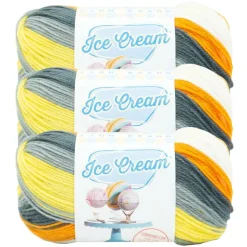 3 Pack Lion Brand® Ice Cream® Yarn