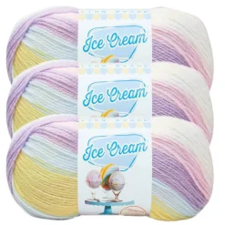 3 Pack Lion Brand® Ice Cream® Yarn