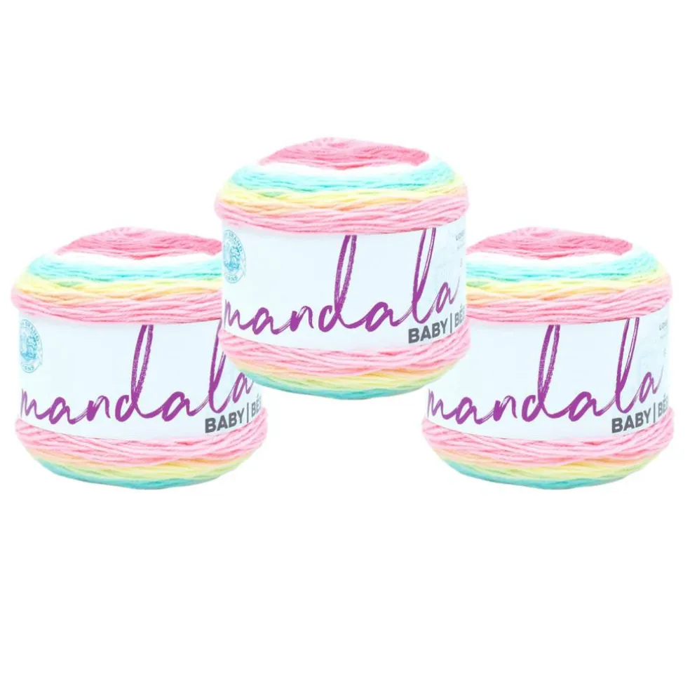 3 Pack Lion Brand® Mandala Baby® Yarn