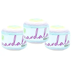 3 Pack Lion Brand® Mandala Baby® Yarn