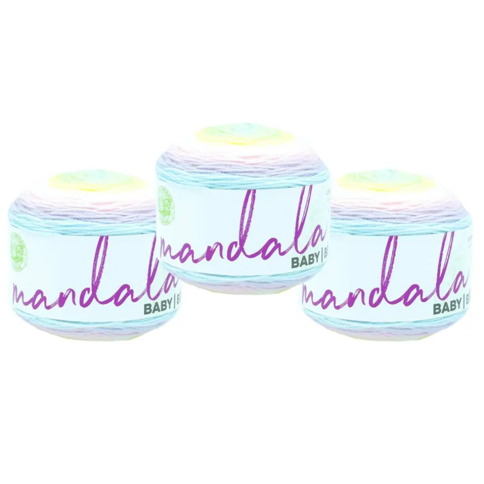 3 Pack Lion Brand® Mandala Baby® Yarn