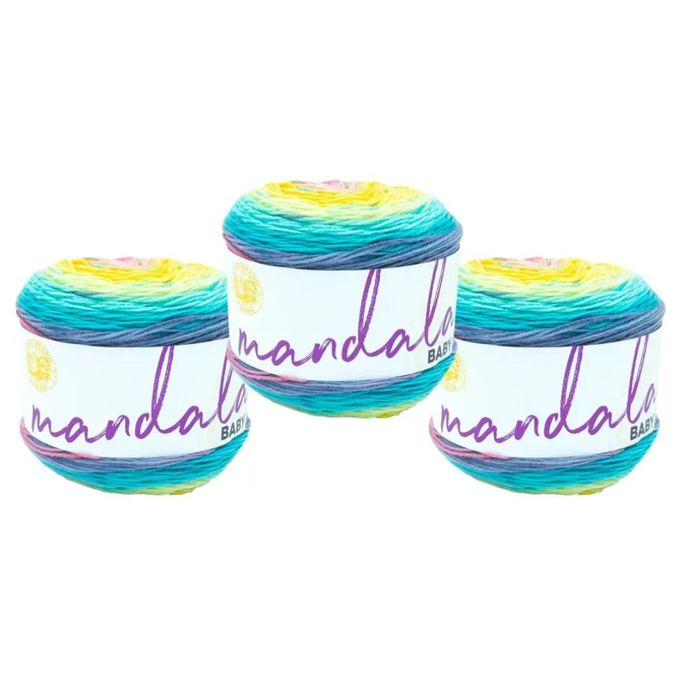 3 Pack Lion Brand® Mandala Baby® Yarn
