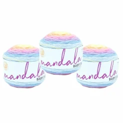 3 Pack Lion Brand® Mandala Baby® Yarn
