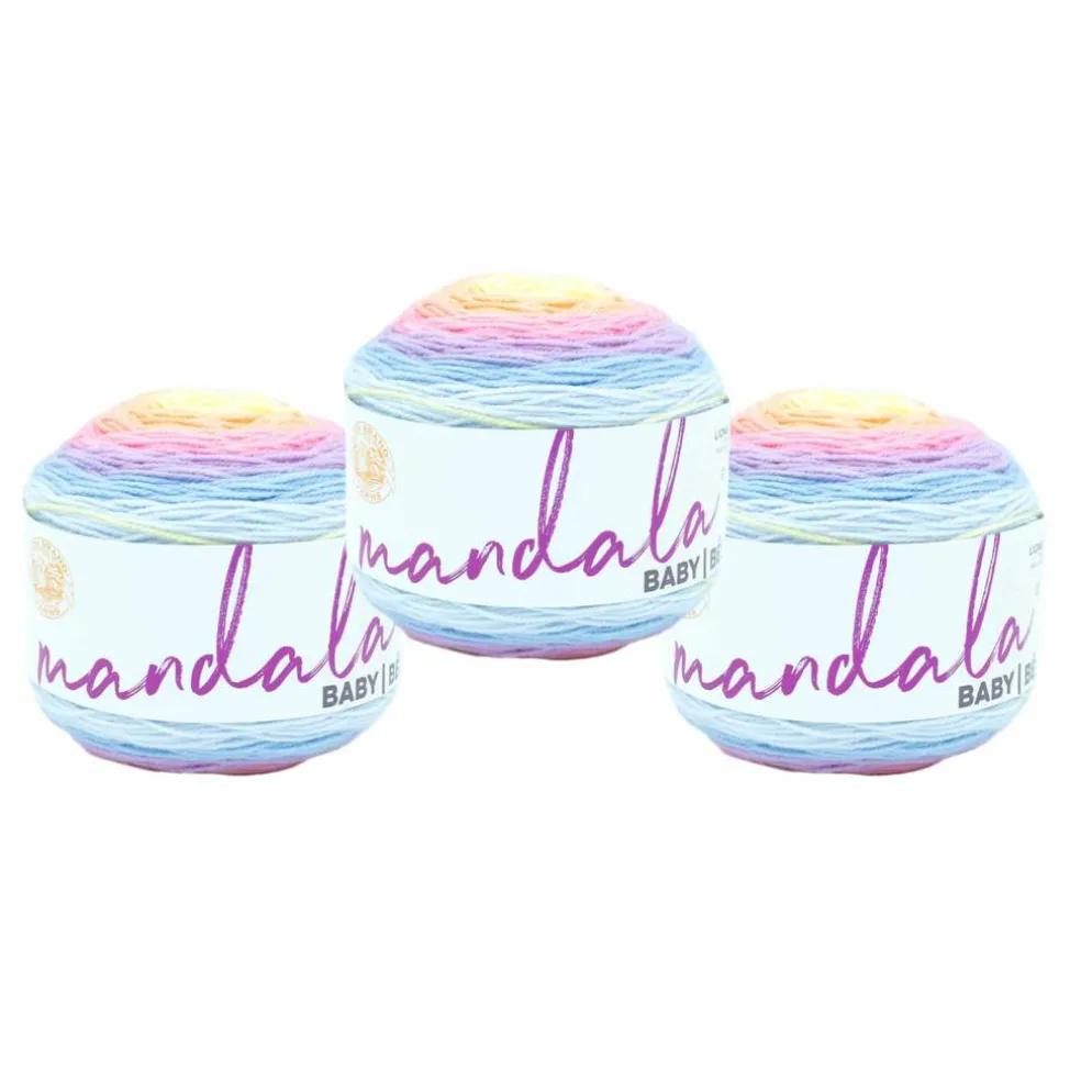3 Pack Lion Brand® Mandala Baby® Yarn