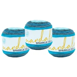 3 Pack Lion Brand® Mandala® Sparkle Yarn