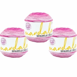 3 Pack Lion Brand® Mandala® Sparkle Yarn