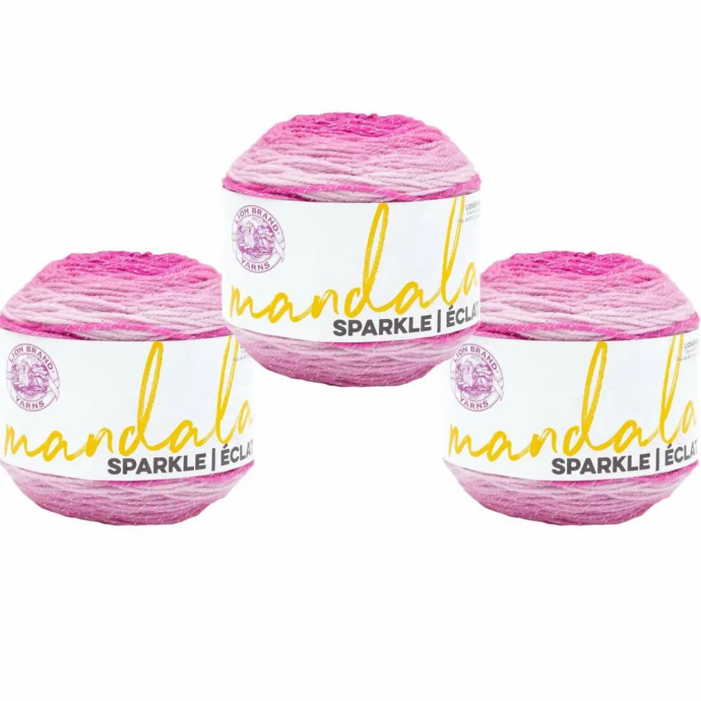 3 Pack Lion Brand® Mandala® Sparkle Yarn