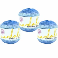 3 Pack Lion Brand® Mandala® Sparkle Yarn