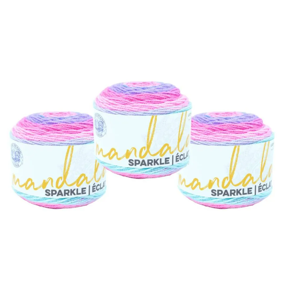 3 Pack Lion Brand® Mandala® Sparkle Yarn