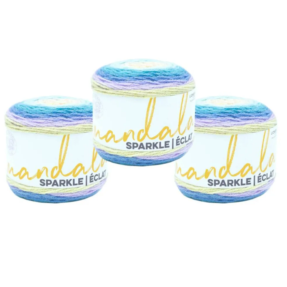 3 Pack Lion Brand® Mandala® Sparkle Yarn