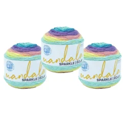 3 Pack Lion Brand® Mandala® Sparkle Yarn