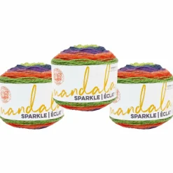 3 Pack Lion Brand® Mandala® Sparkle Yarn