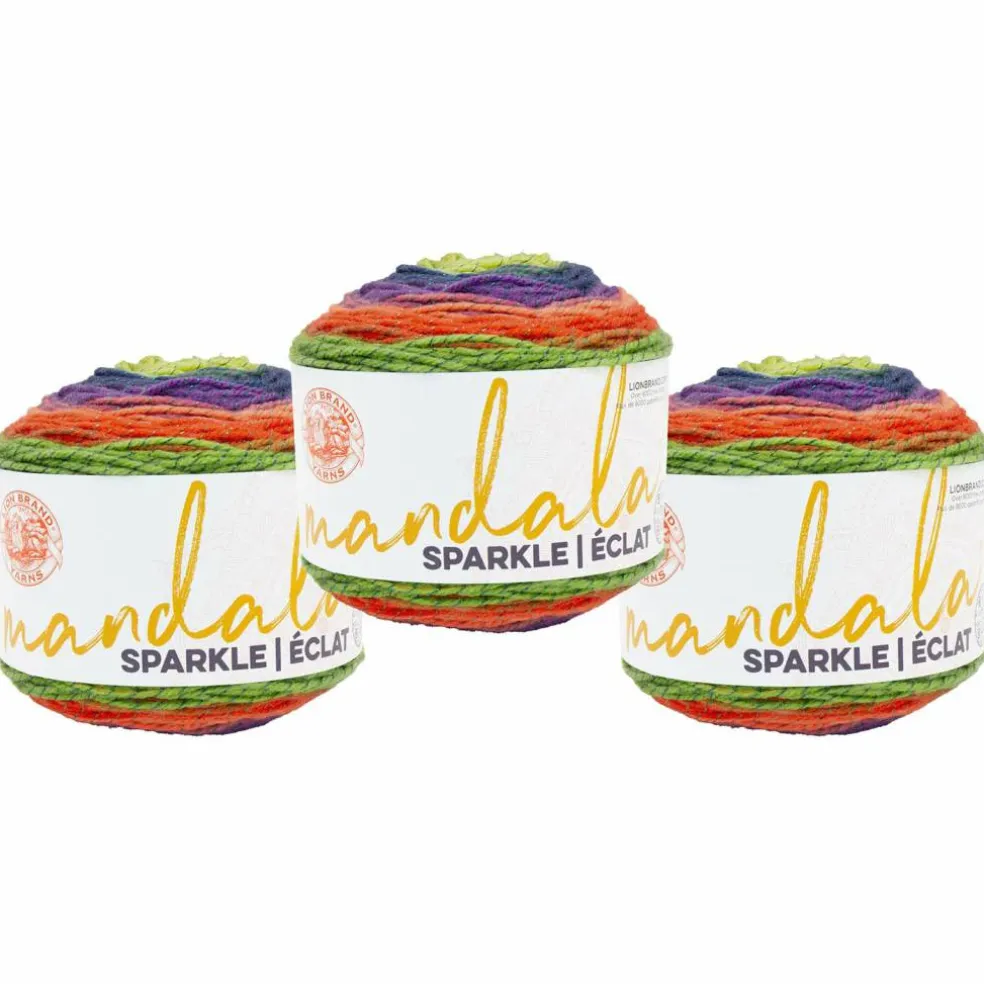 3 Pack Lion Brand® Mandala® Sparkle Yarn