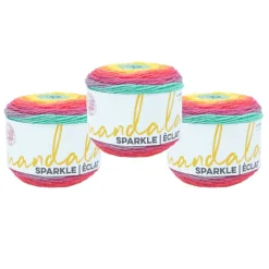 3 Pack Lion Brand® Mandala® Sparkle Yarn