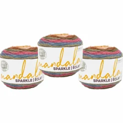 3 Pack Lion Brand® Mandala® Sparkle Yarn